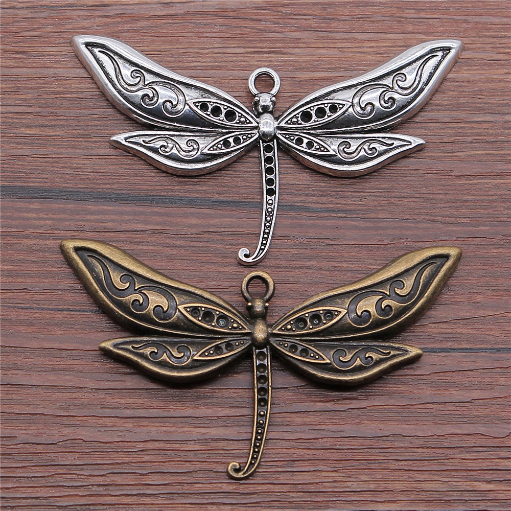 Vintage Fashion Online - WYSIWYG 1pcs 80x47mm 2 Colors Antique