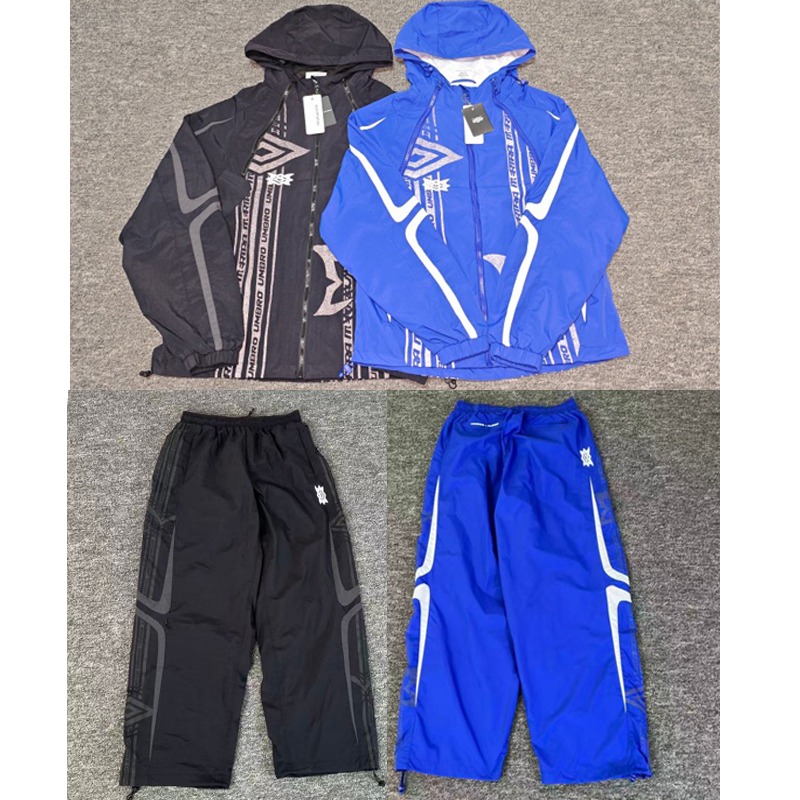 Men Y2K Blue Striped MERTRA Ho - Vintage Windbreaker Nylon recension och pris