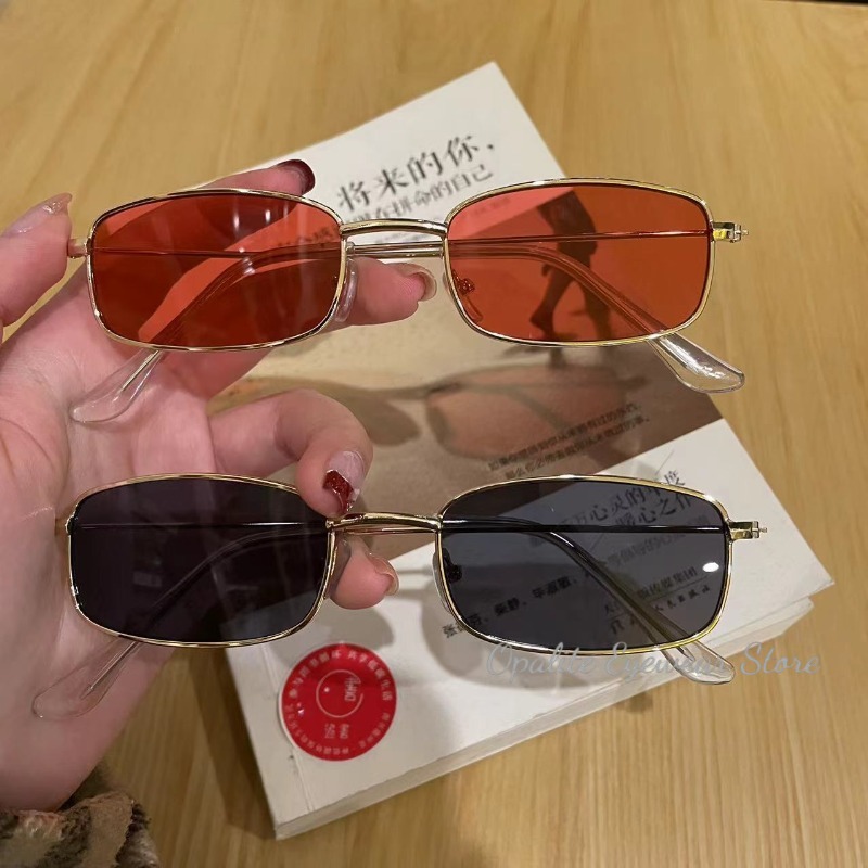 Fashion Retro Metal Frame Colo - Vintage Fashion Enthusiasts recension och pris