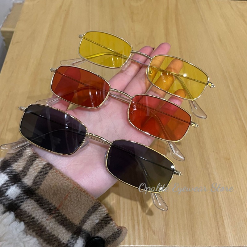 Fashion Retro Metal Frame Colo - Vintage Fashion Enthusiasts recension och pris