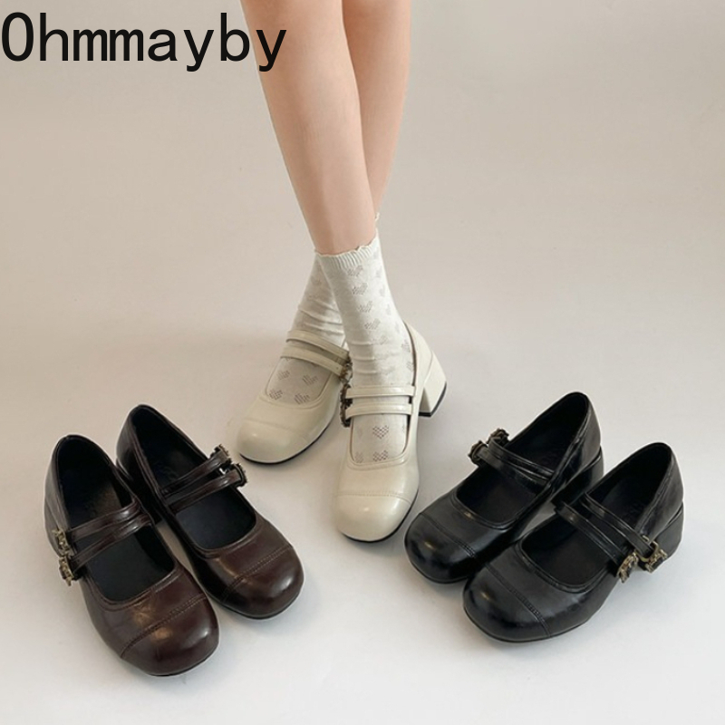 Vintage Thick Heel Women Mary  - Vintage Fashion Online recension och pris