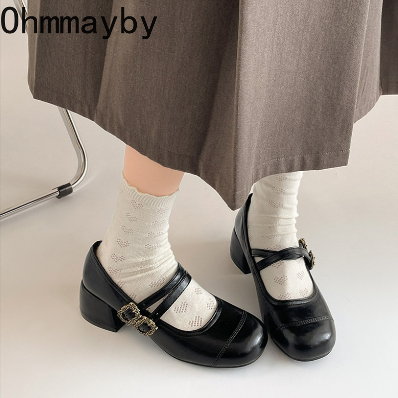 Vintage Thick Heel Women Mary  - Vintage Fashion Online recension och pris