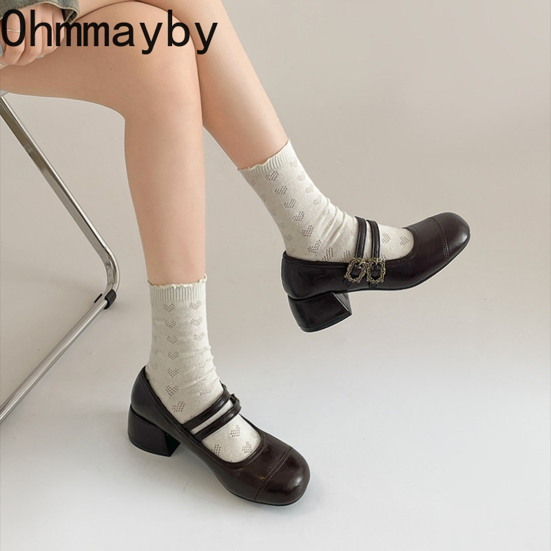 Vintage Thick Heel Women Mary  - Vintage Fashion Online recension och pris