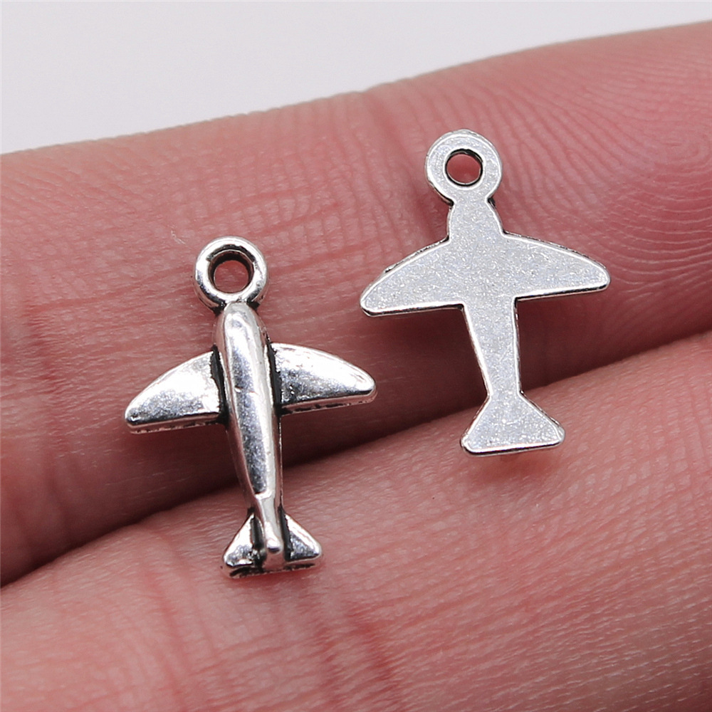 10pcs 11x15mm Antique Silver C - Vintage Fashion Online recension och pris
