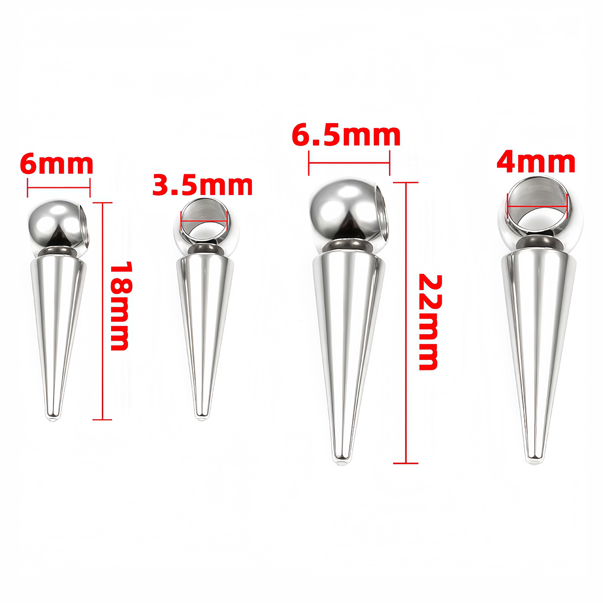 10pcs Retro Cone Charms Pendan - Vintage Fashion Stores recension och pris