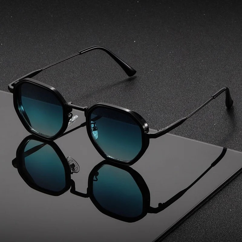 1 Pair Unisex Round Metal Fash - Vintage Fashion Enthusiasts recension och pris