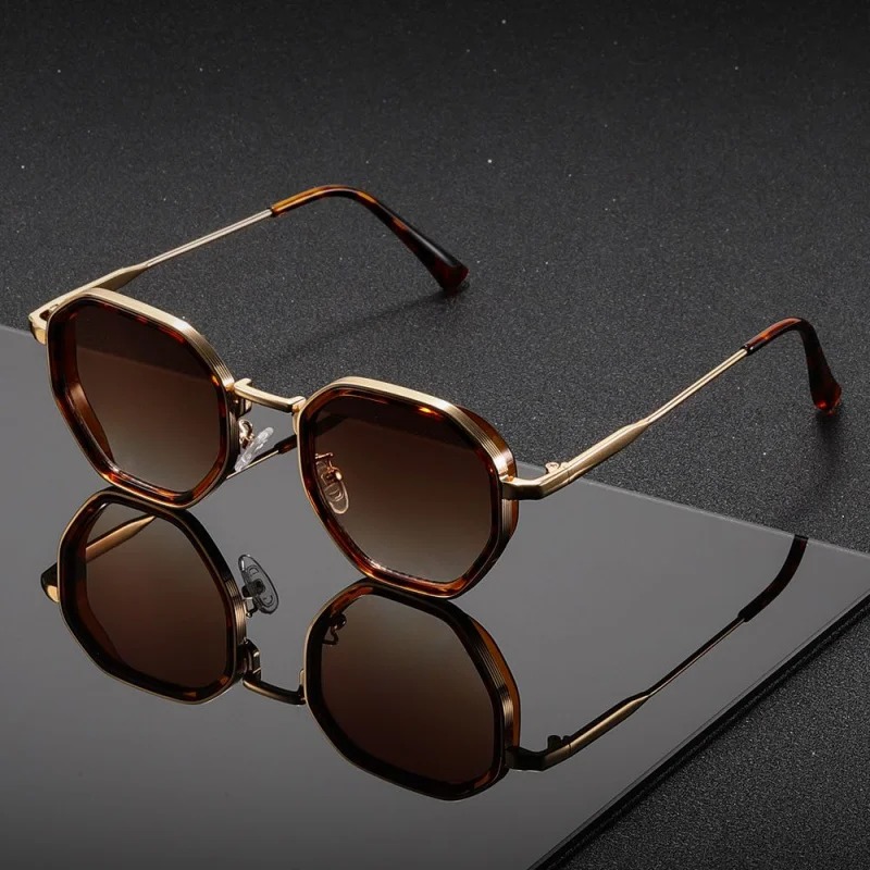 1 Pair Unisex Round Metal Fash - Vintage Fashion Enthusiasts recension och pris