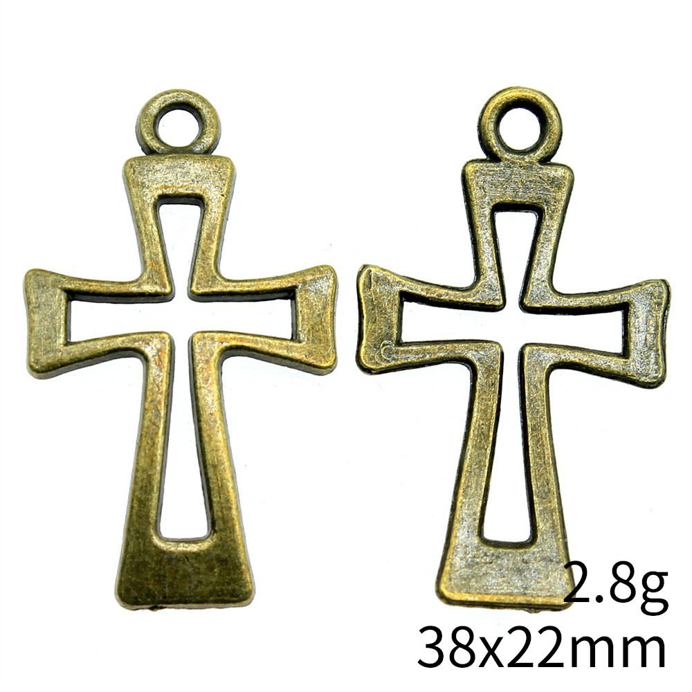 3pcs 38x22mm 2 Colors Antique  - Vintage Fashion Stores recension och pris