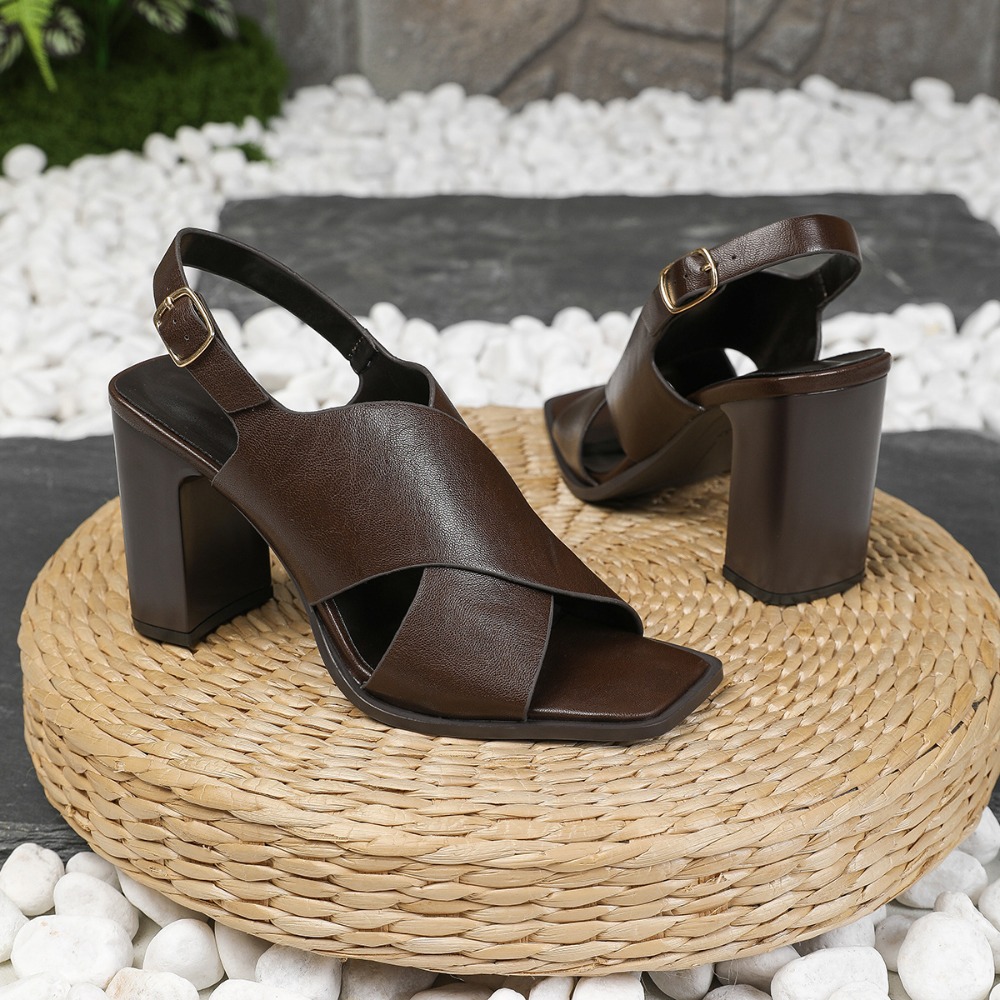 Women Sandals Vintage Square H - Vintage Fashion Dresses recension och pris