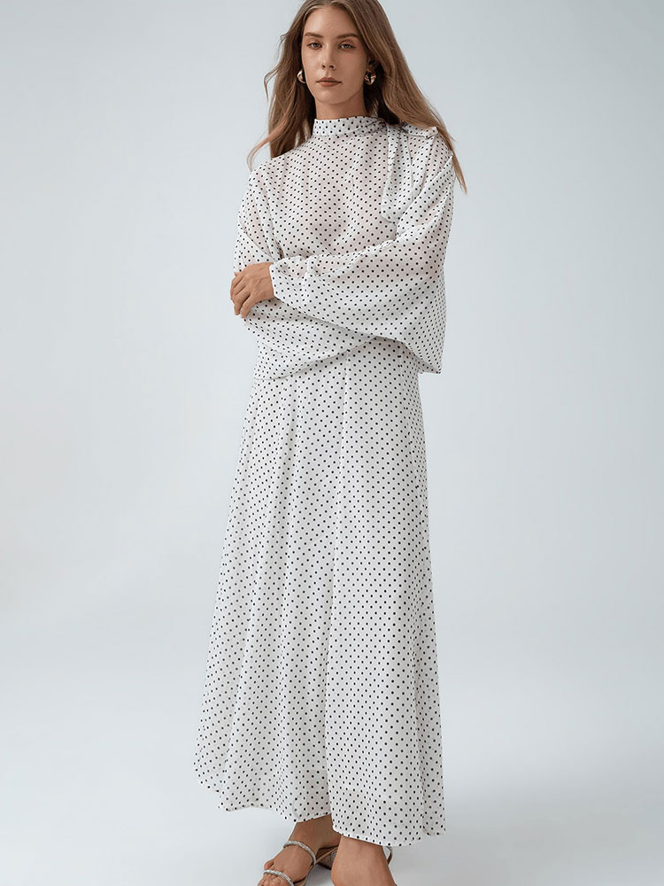 HH Vintage Womens Polka Dot Su - Vintage Fashion Jersey recension och pris