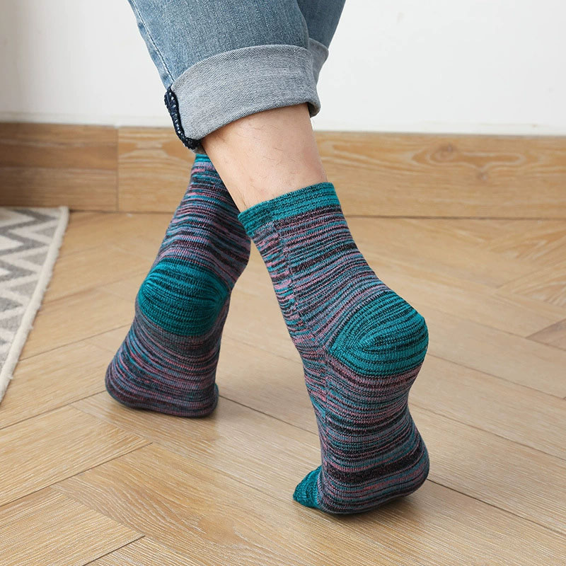 1/5 Pairs Man Colorful Toe Hap - Vintage Fashion Enthusiasts recension och pris