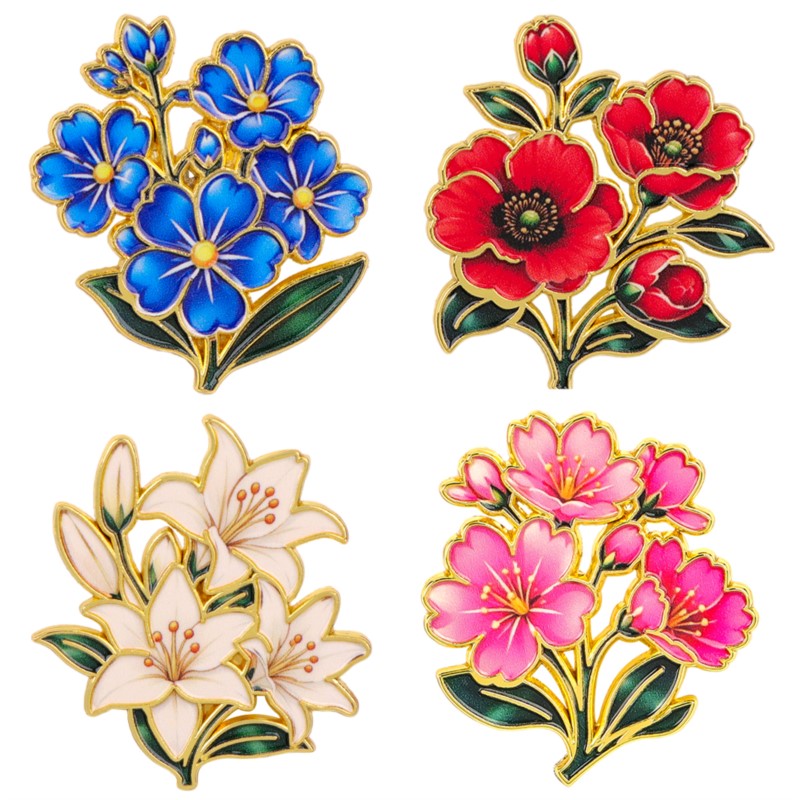 Cute Vintage Colorful Floral E - Vintage Fashion Stores recension och pris
