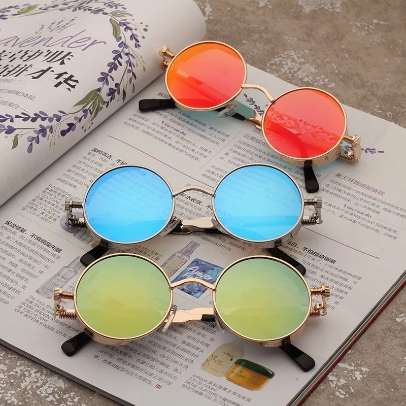 New Metal Steampunk Sunglasses - Vintage Fashion Enthusiasts recension och pris